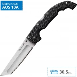 Нож COLD STEEL VOYAGER TANTO EXTRA LARGE SERRATED 29AXTS